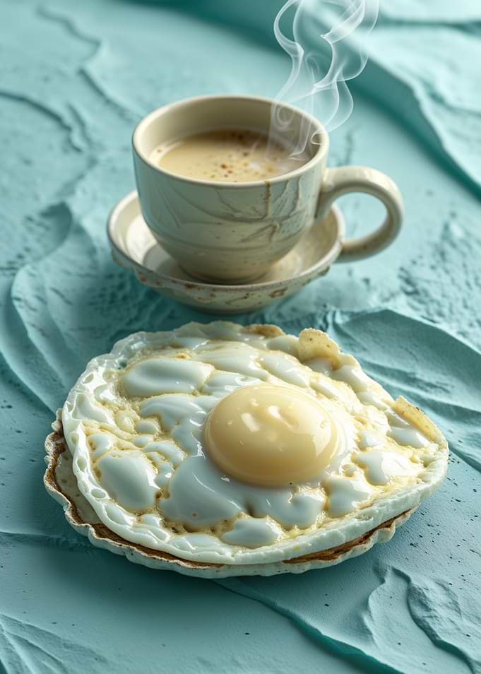 Creamy Morning Egg & Coffee