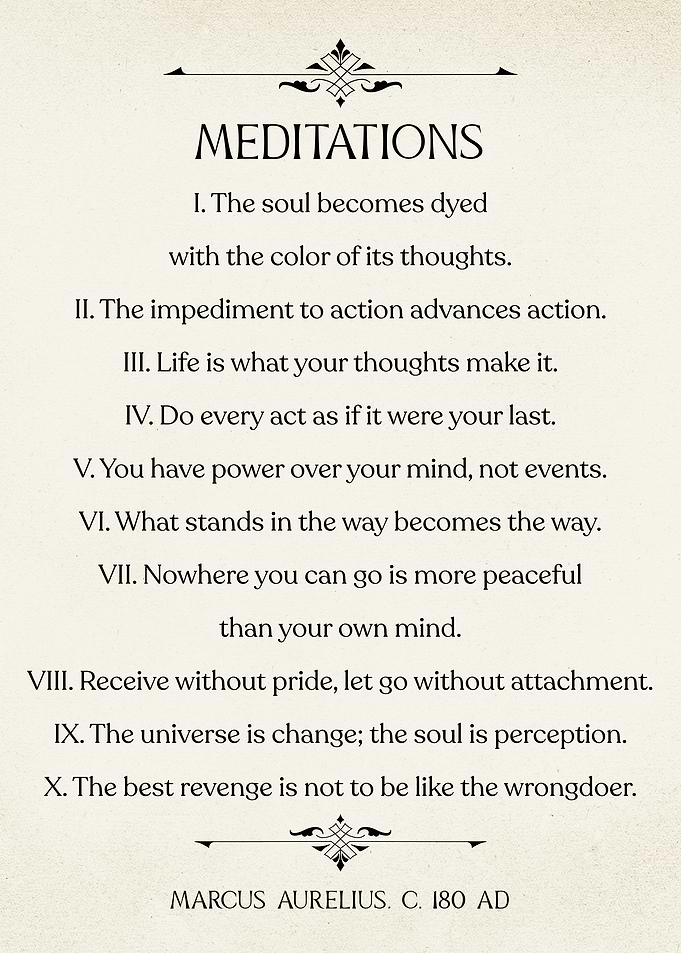 Meditations by Marcus Aurelius Quotes