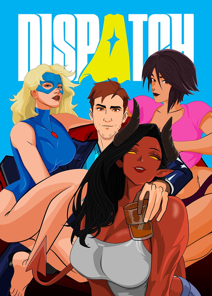 Dispatch Characters Illustration