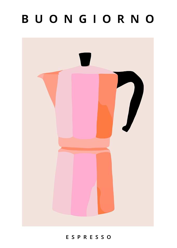Buongiornio Espresso Coffee Maker Art