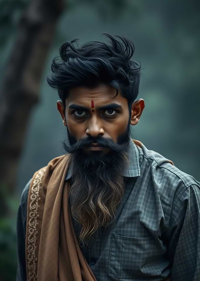 Portrait of a man with beard