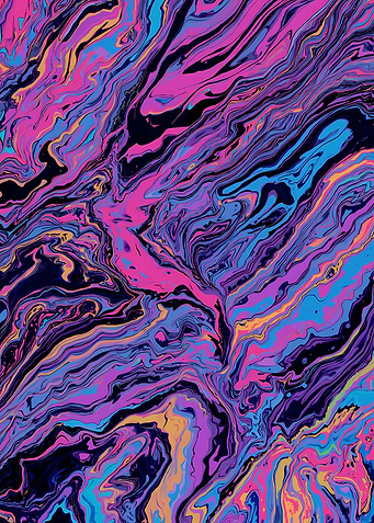 Abstract Swirls of Color