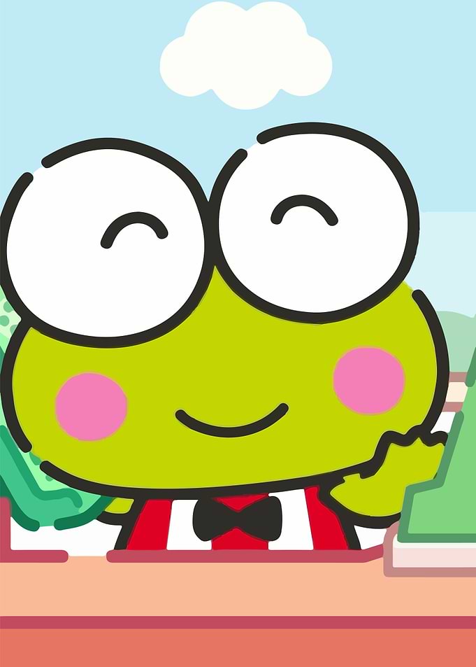 Keroppi the Frog Cartoon Character
