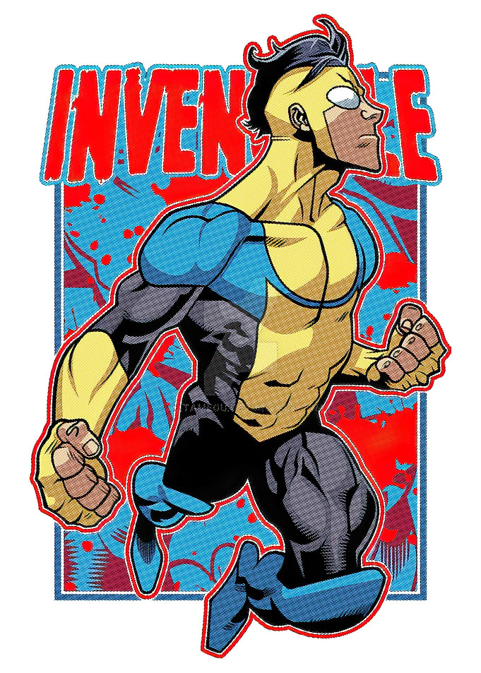 Invincible Comic Book Character Art