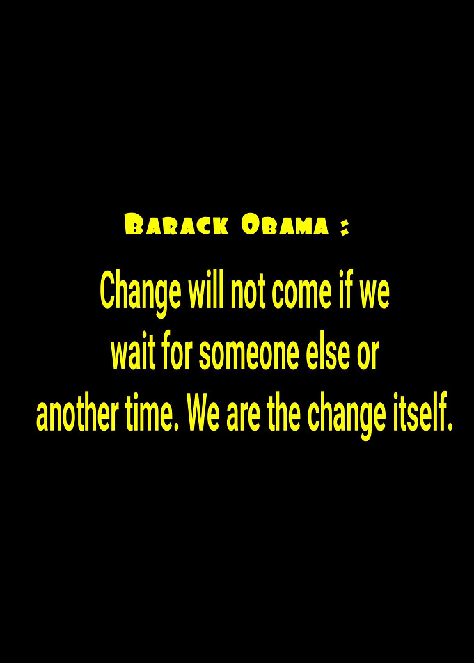 Barack Obama Inspirational Quote