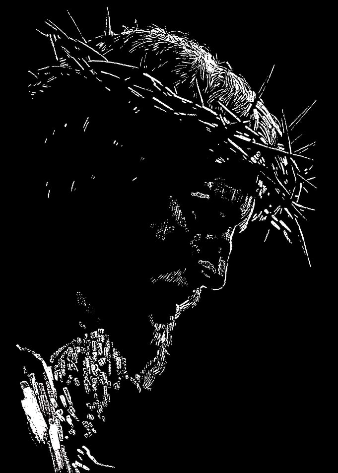 Jesus Christ with Crown of Thorns