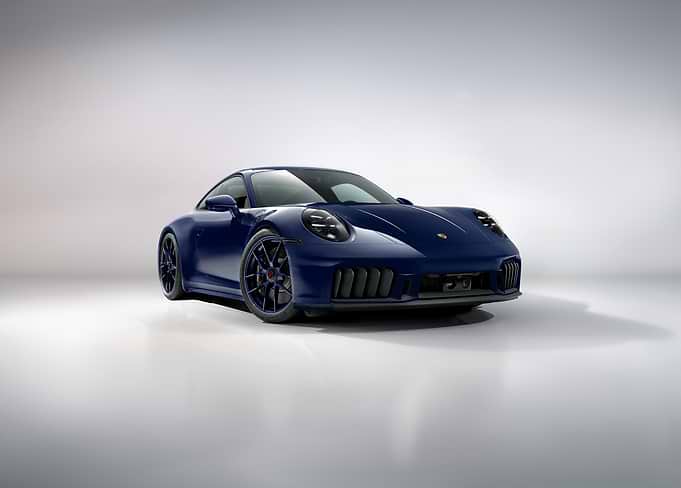 Sleek Blue Porsche 911