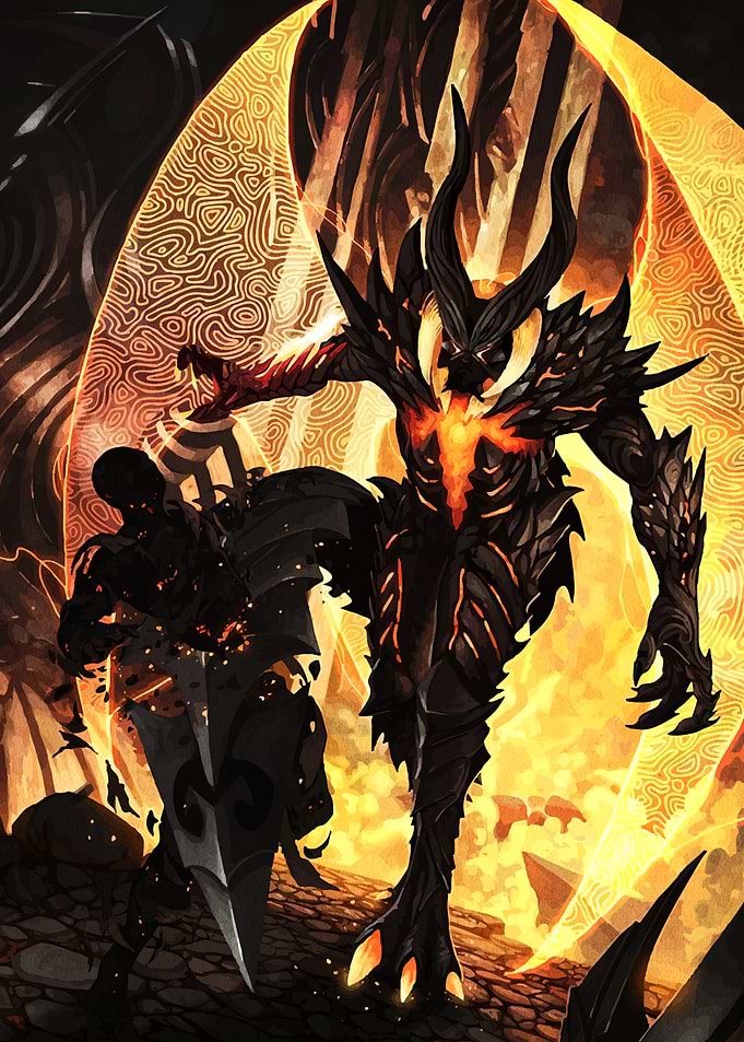 Fiery Demon Warrior