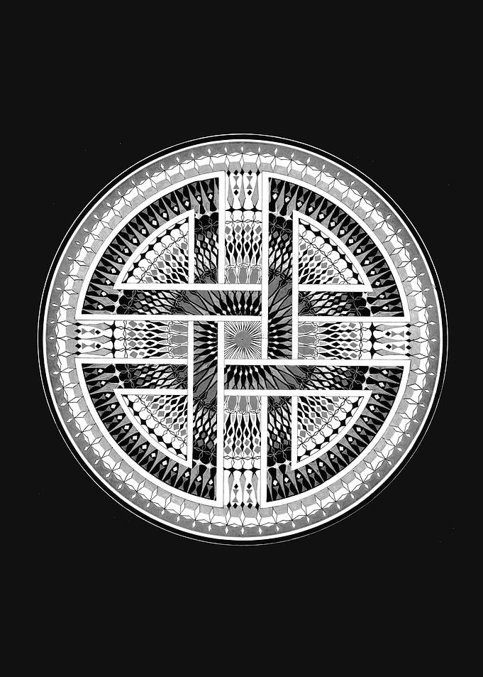 Woven Axis – Geometric Mandala