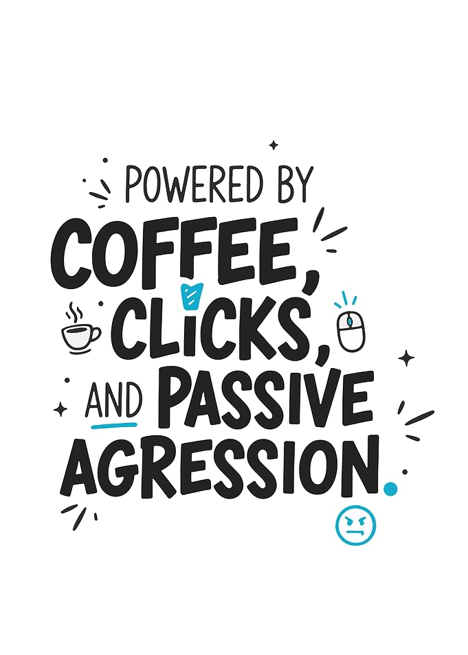 Powered by Coffee, Clicks, and Aggression