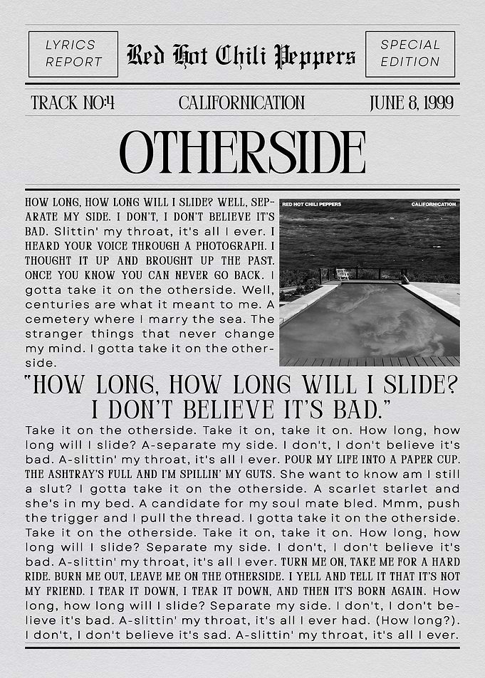 Red Hot Chili Peppers Otherside