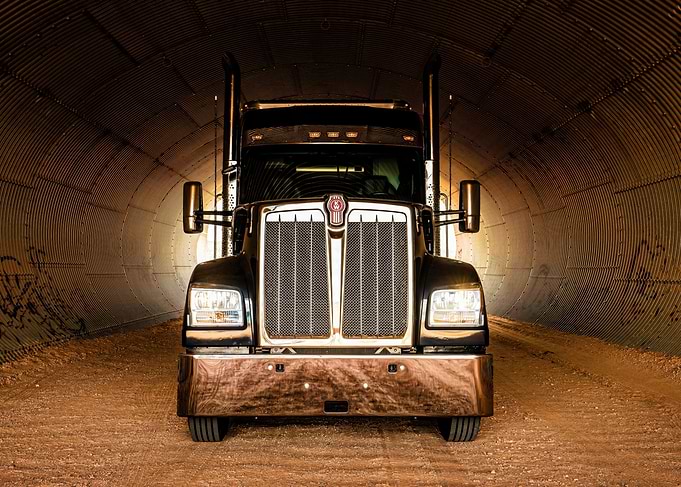 Kenworth Truck in Tunnel