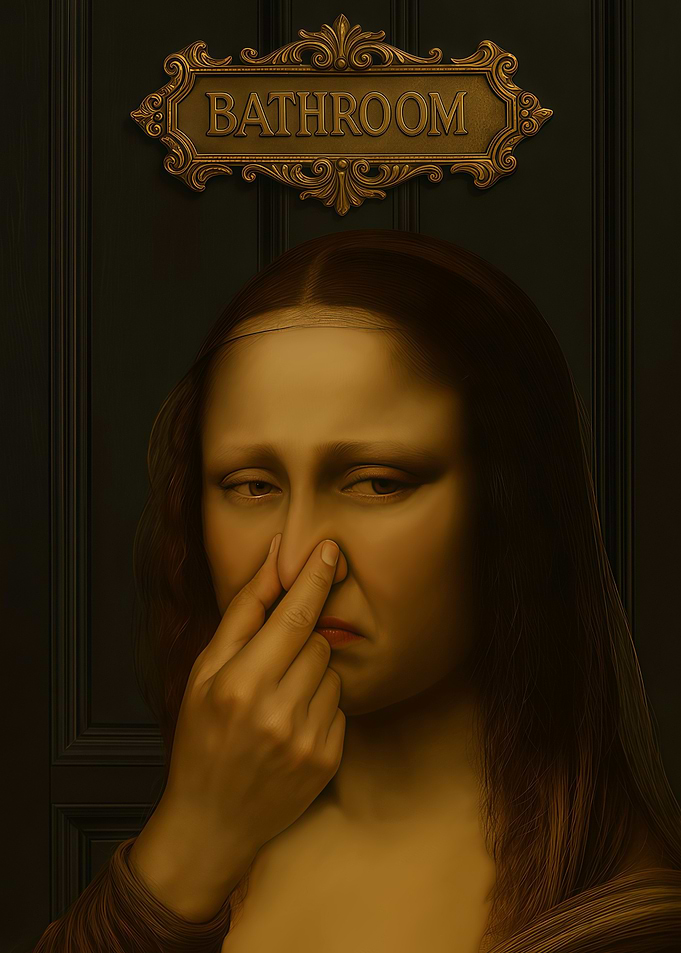 Mona Lisa Bathroom Stink