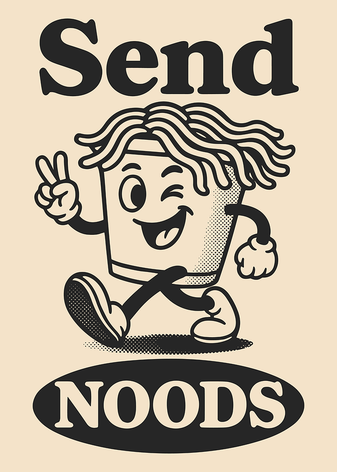 Send Noods Cartoon