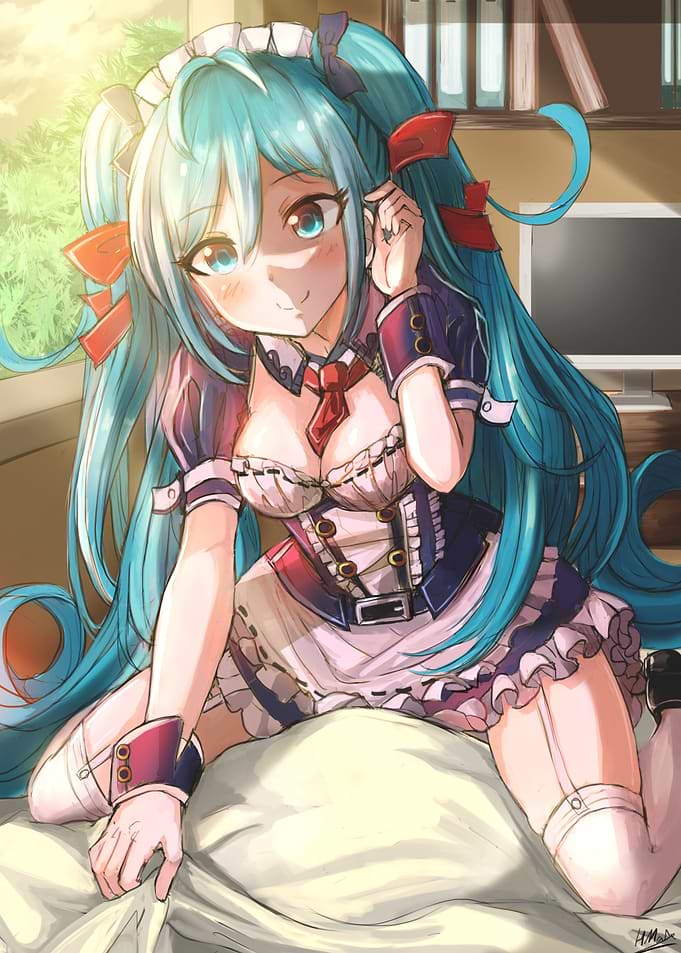 Girl in Maid Outfit