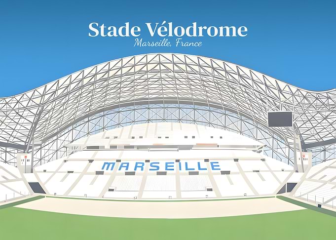 Stade Vélodrome, Marseille, France
