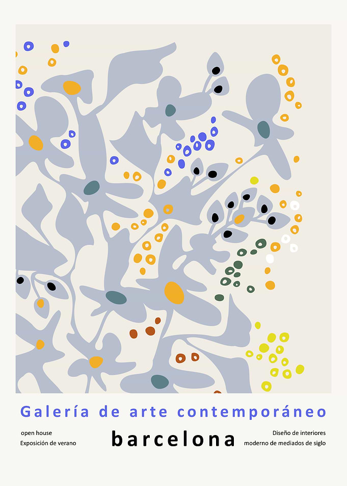 Contemporary art gallery Barcelona design and interior