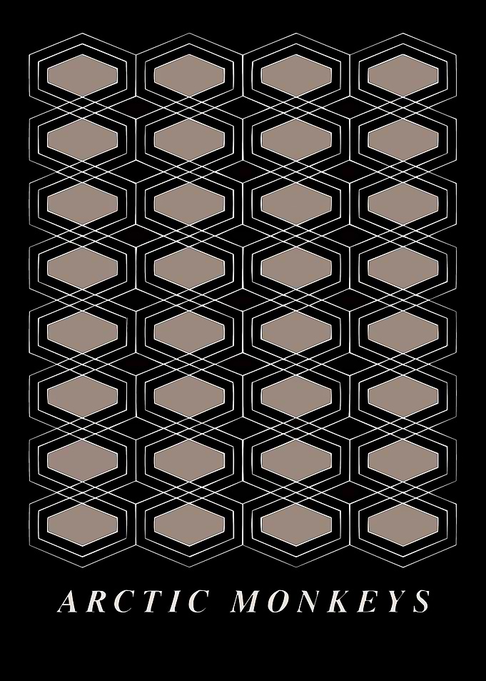 Arctic Monkeys Geometric Pattern