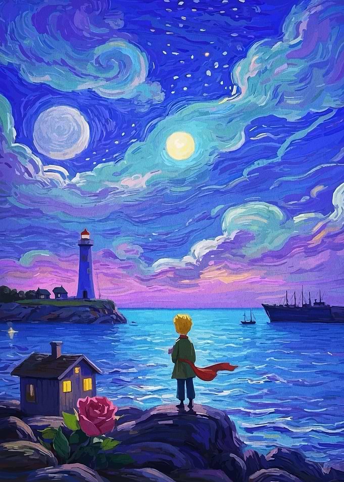 The Little Prince by the Sea