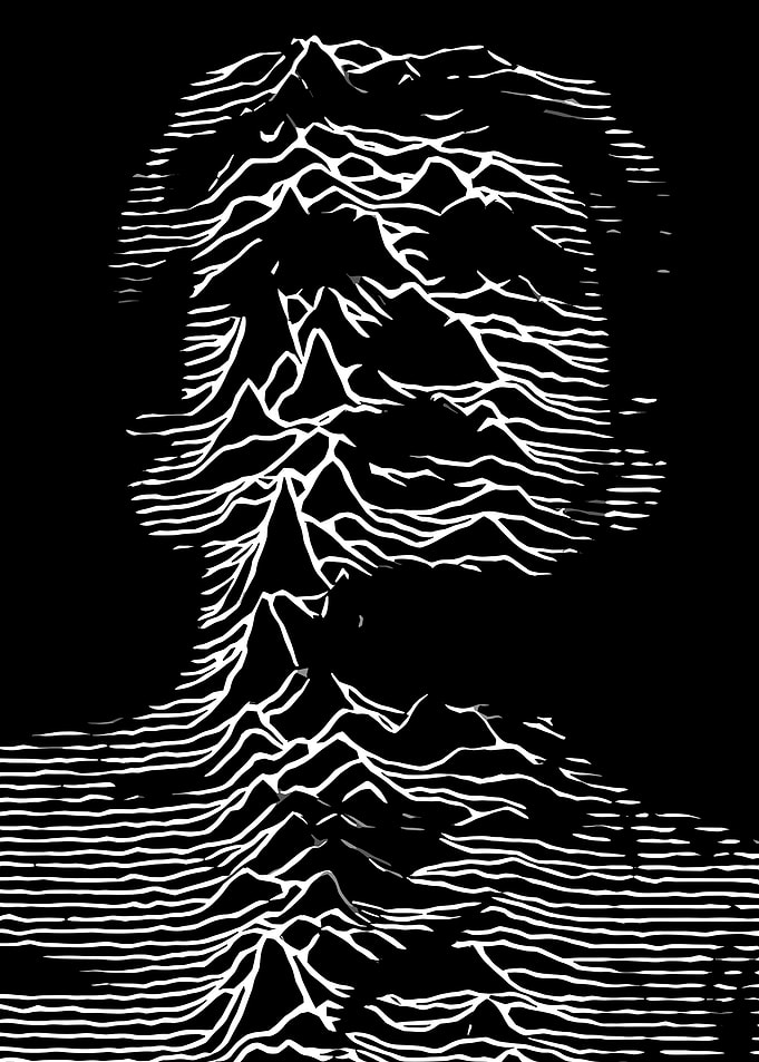 Unknown Pleasures Album Cover Art