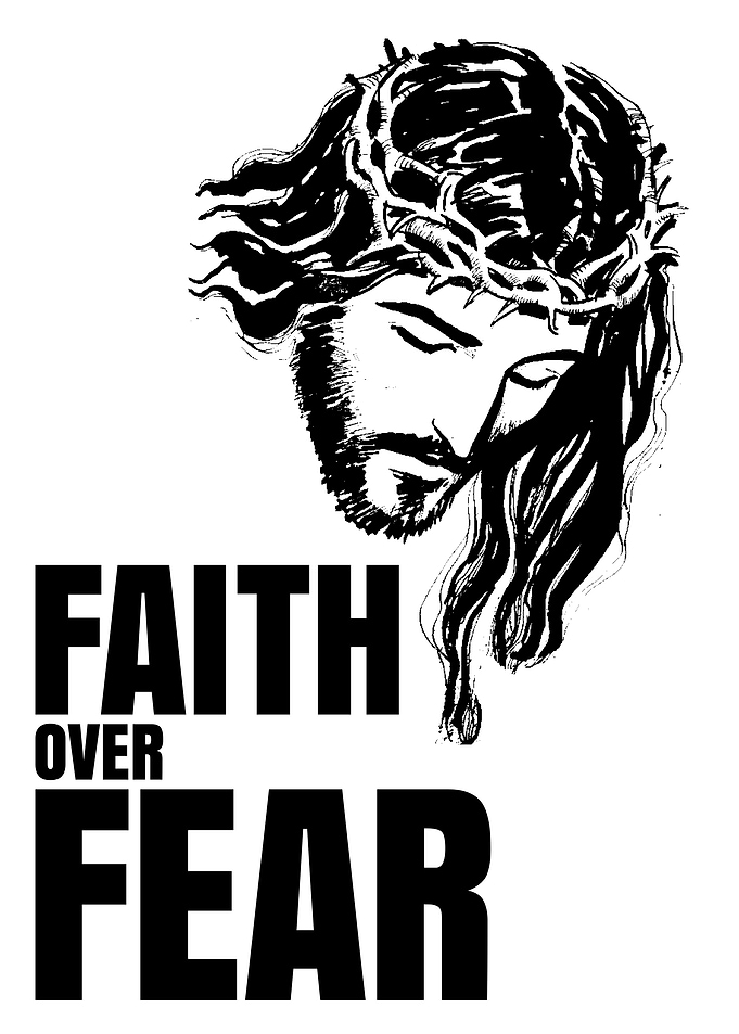 Faith Over Fear Illustration