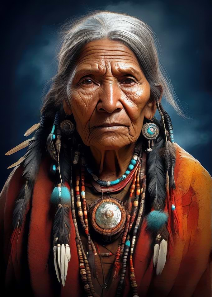 Native American Elder Portrait