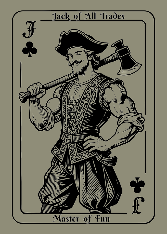 Jack of All Trades Playing Card