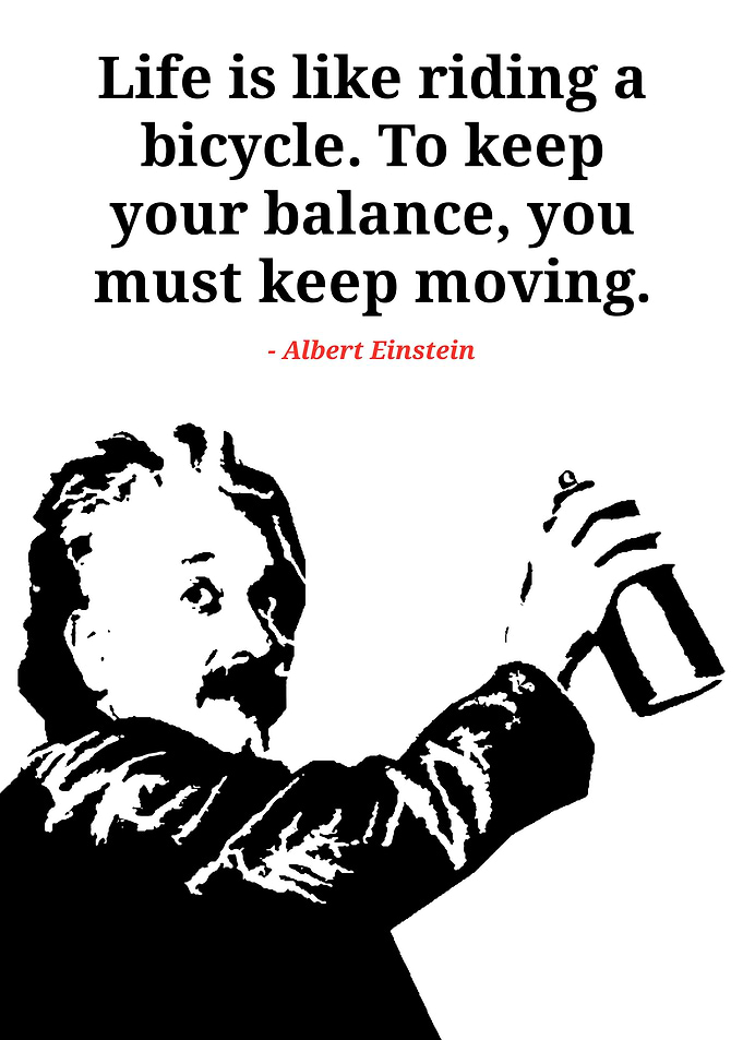 Einstein Quote with Spray Paint