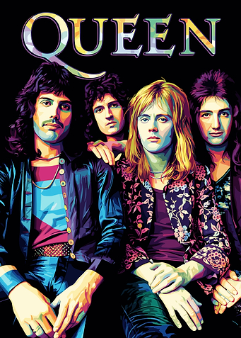 Queen Band Portrait