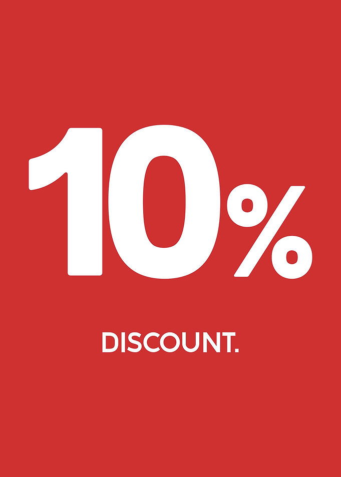 10 Percent Discount