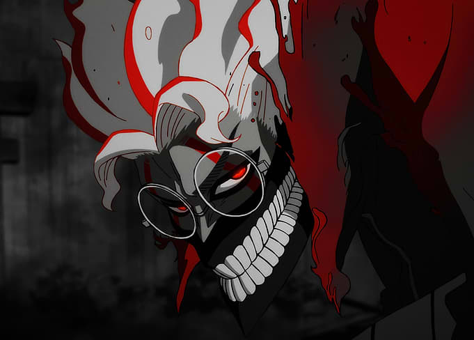 Okarun's Demonic Grin
