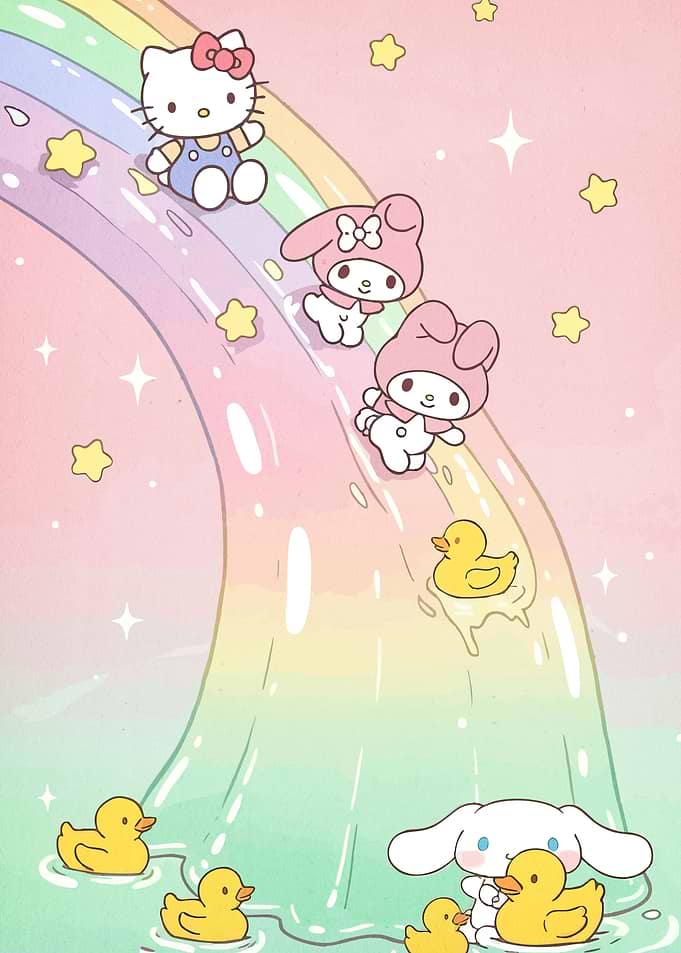 Hello Kitty and Friends Rainbow Slide