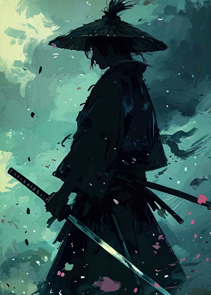 Samurai Warrior with Katana