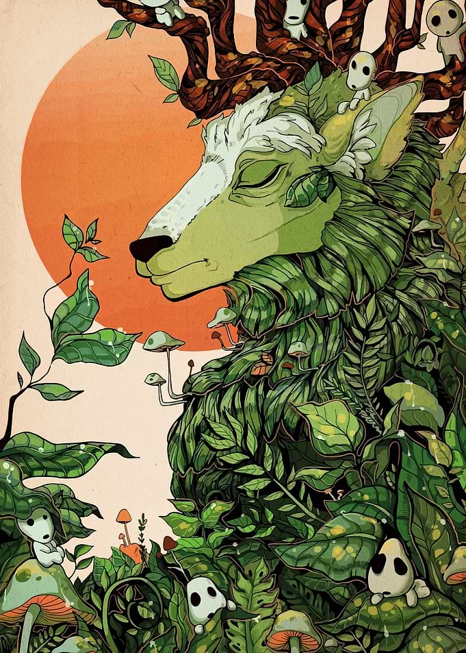 Forest Spirit Digital Art