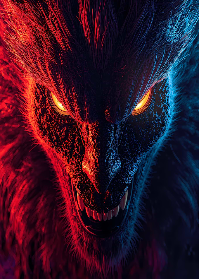 Fearsome Werewolf Close-Up