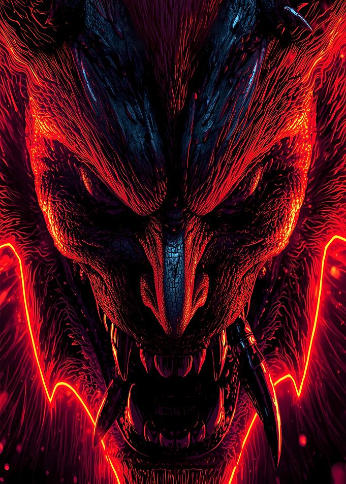 Red Demon Close-Up