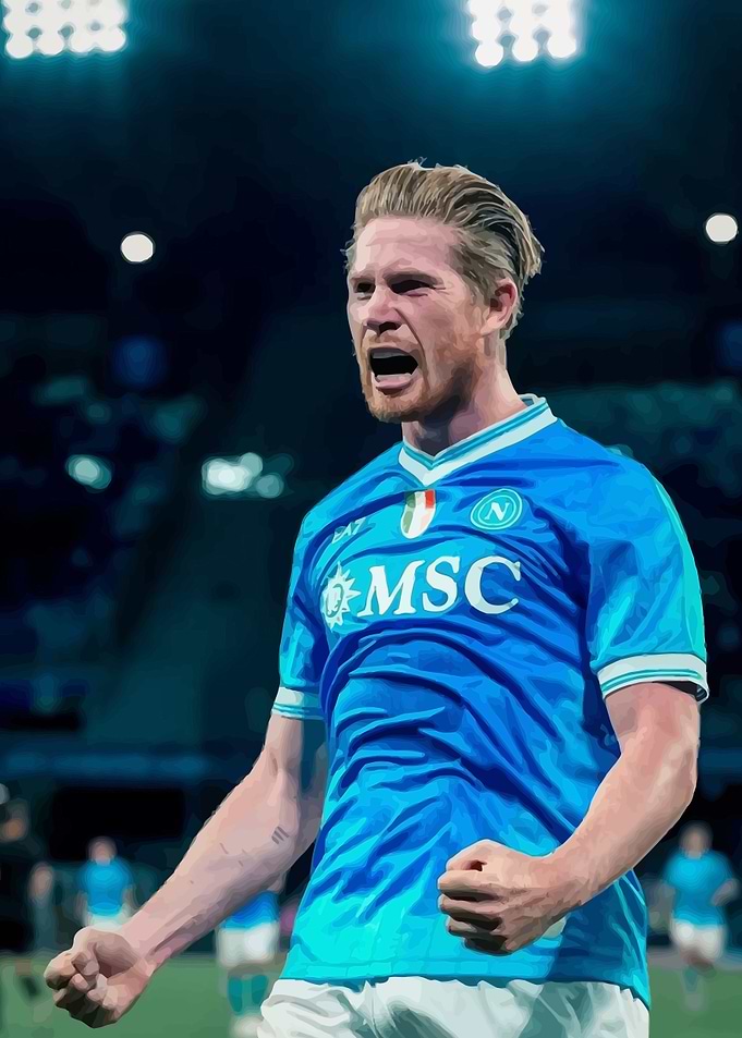 Soccer Player Celebrating Goal
