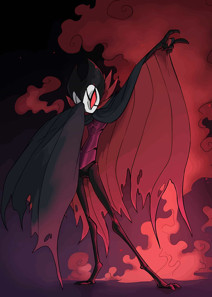 Grimm from Hollow Knight illustration
