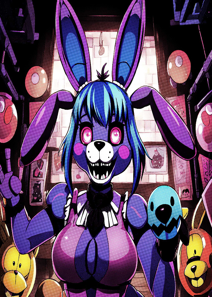 Anime-style Bonnie from Five Nights at Freddy's
