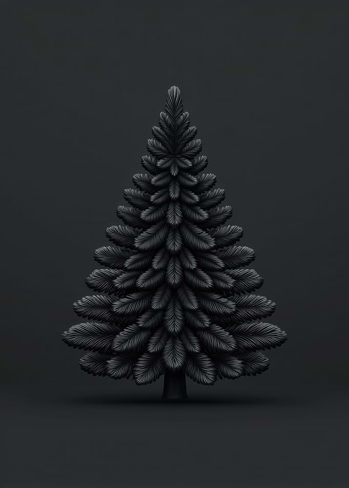 Monochrome Christmas Tree