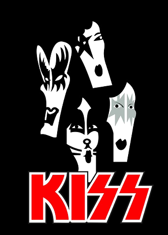 KISS Band Members Silhouette