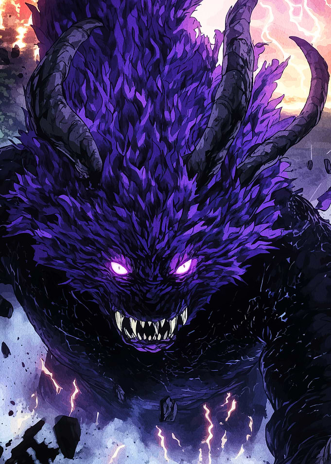 Purple Monster Horns