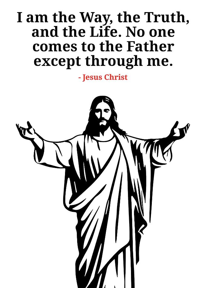 Jesus Christ Quote Illustration