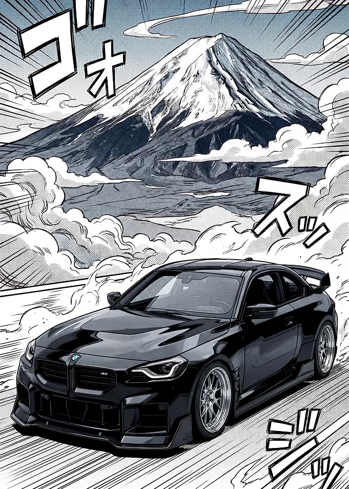G87 Anime Style Mt Fuji
