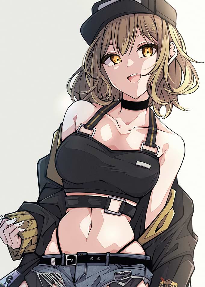 Anime Girl in Urban Fashion