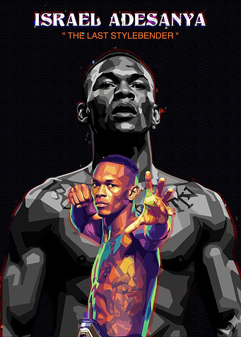 Israel Adesanya 'The Last Stylebender' Art