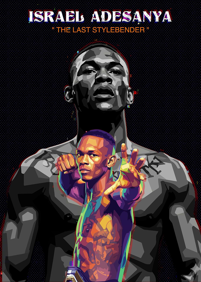 Israel Adesanya 'The Last Stylebender' Art