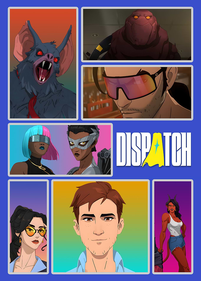 Dispatch Character Collage