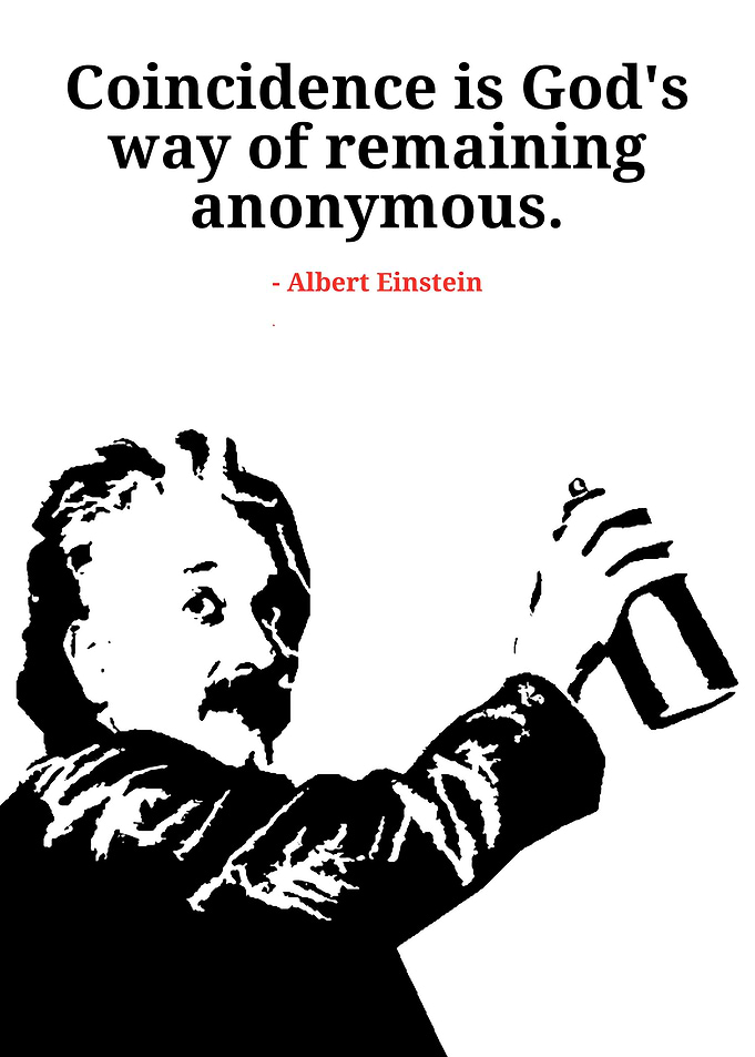 Einstein Graffiti Art with Quote
