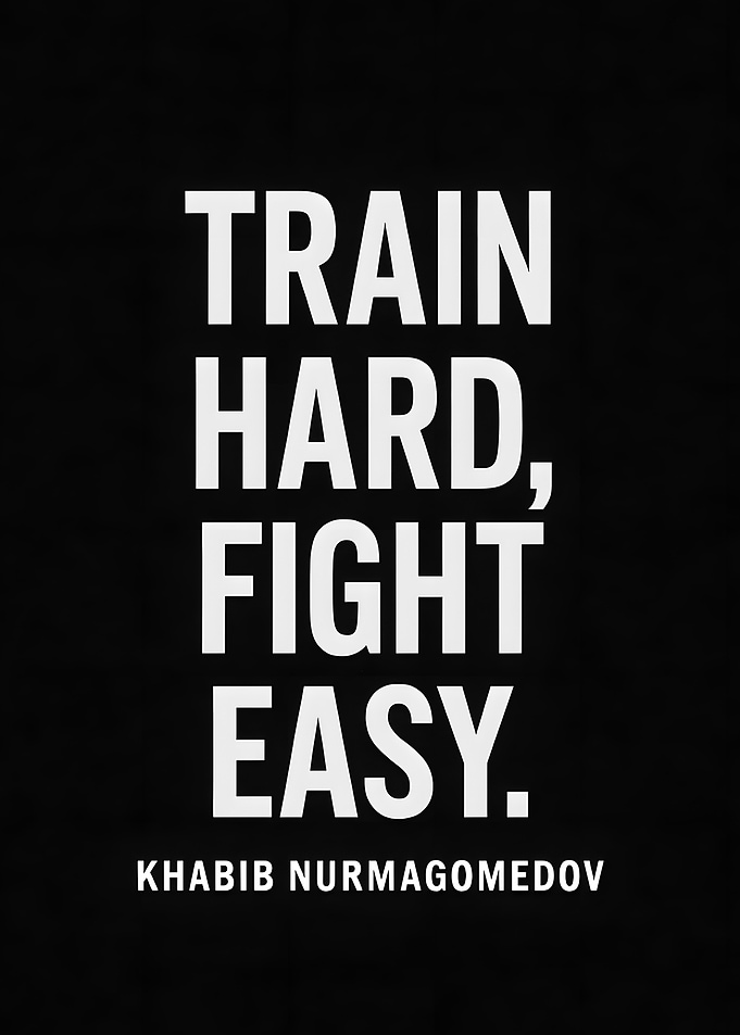 Train Hard, Fight Easy - Khabib
